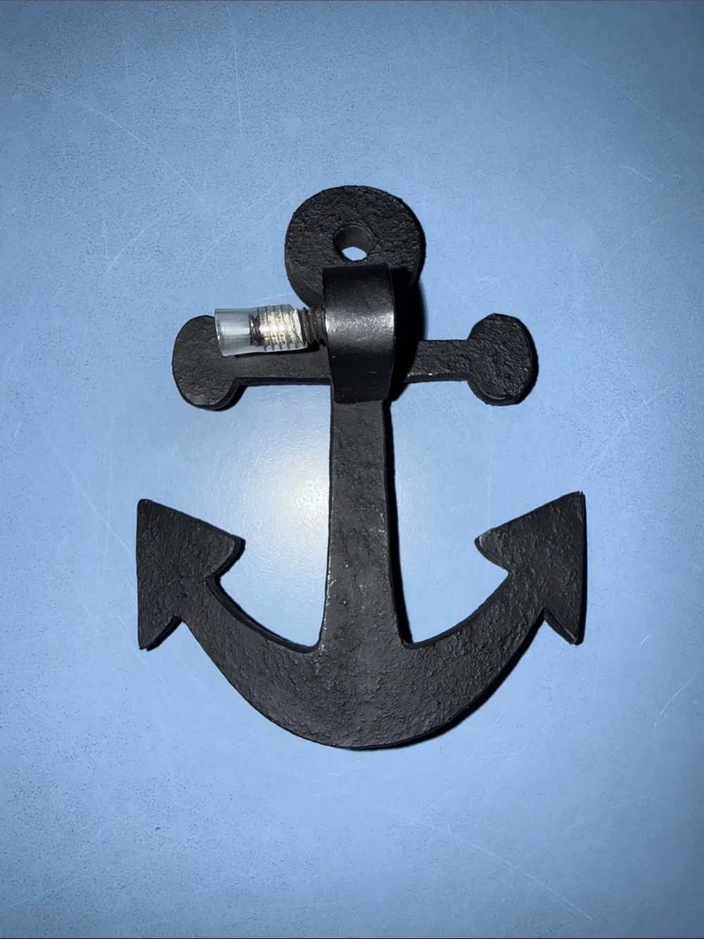 The Land of Nod Black Anchor Finials-2 Pair (one set unpackaged, second in box)